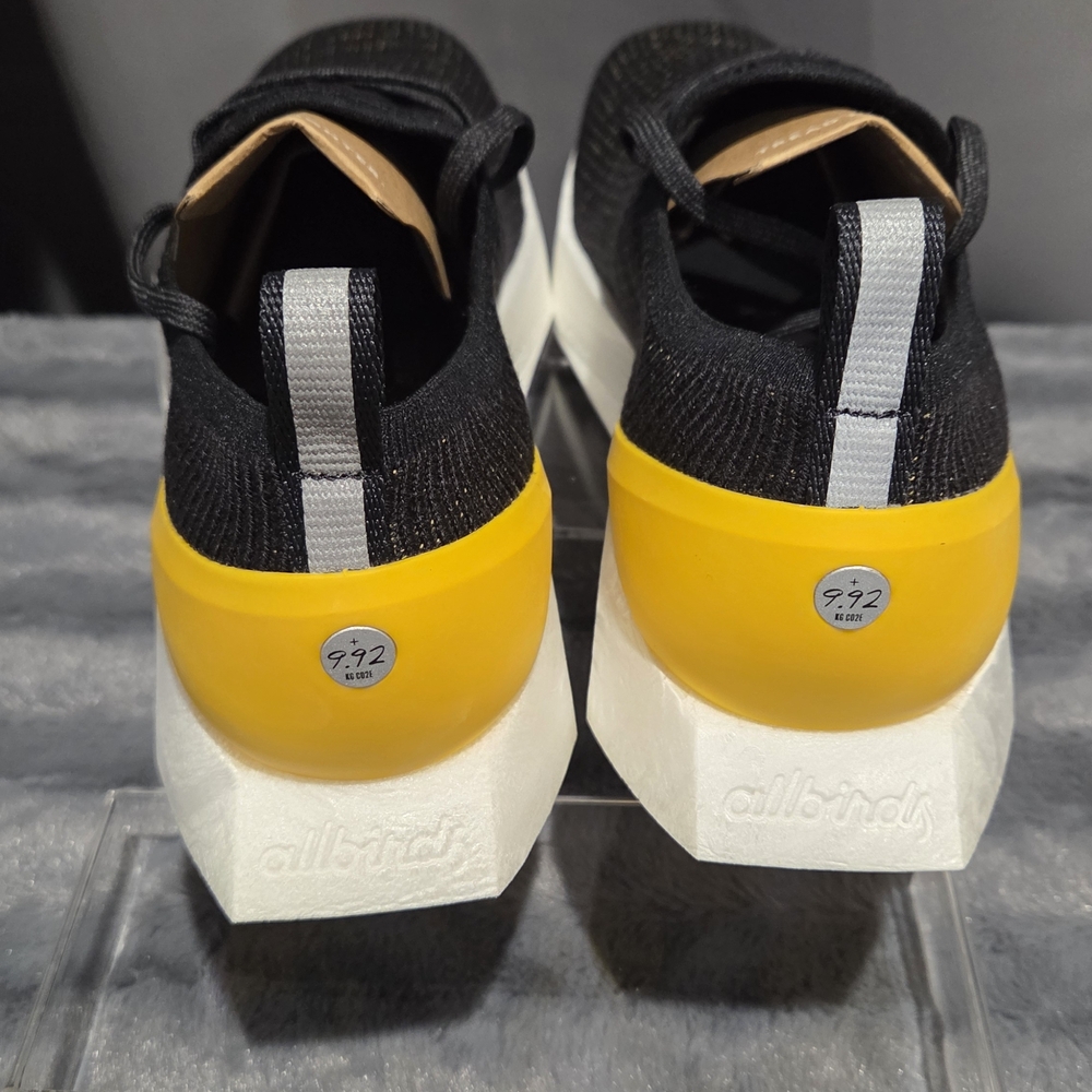Allbirds Black and Yellow Women's Tree Flyer Sneakers